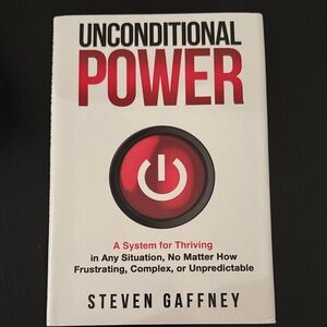 Indigo White Book with Red Power Button Cover